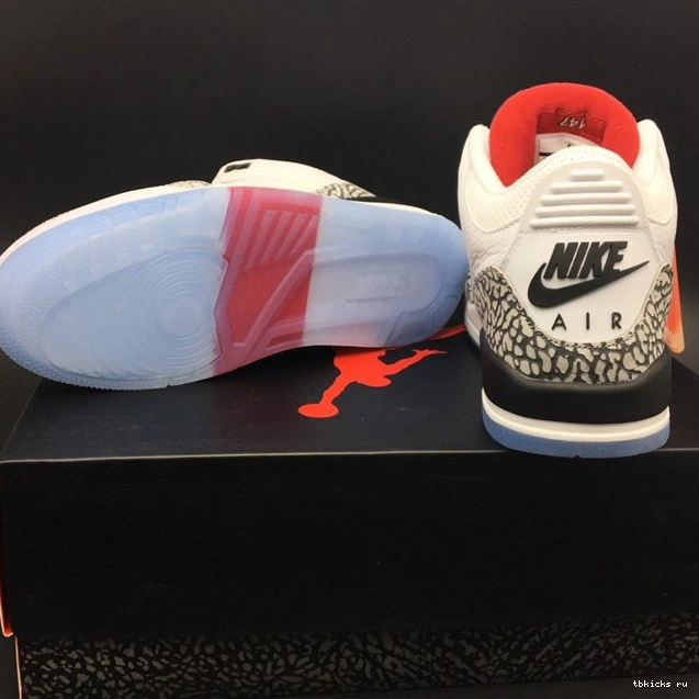 Cheap TB Throw Free 923096- Cement Tailored 3851 Line Jordan3 White 1013